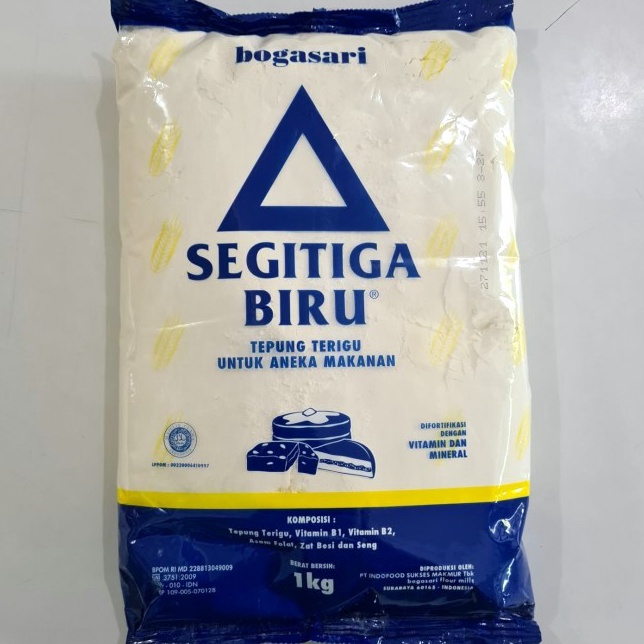 

Promo Keren Tepung Terigu SEGITIGA BIRU 1Kg Protein Sedang