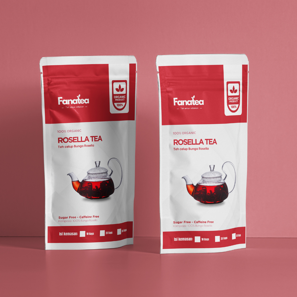 

Rosella tea - Teh Rosella Fanatea - Isi 20/30 tea bags