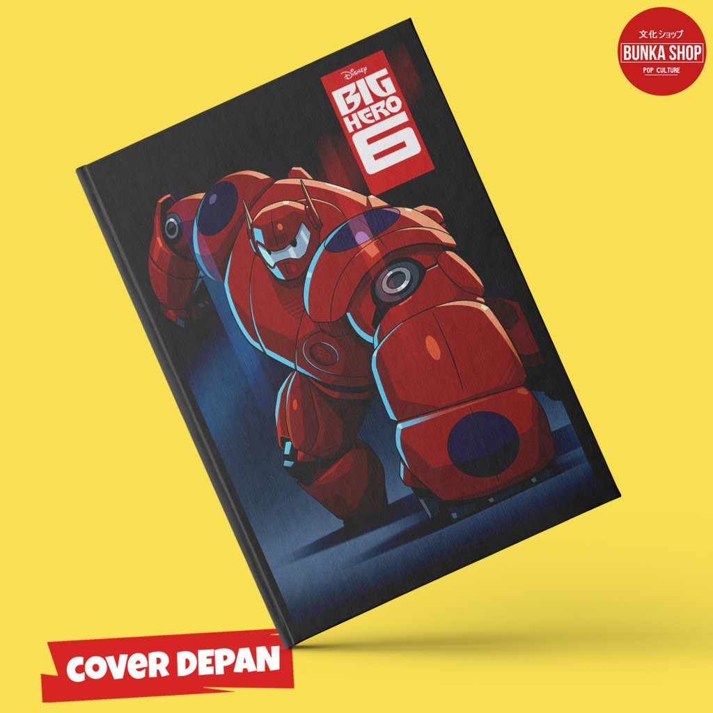 

Pocket Note Anime Big hero 6 Baymax 3 Hardcover A6 Buku Tulis catatan Notes Agenda planner Jurnal