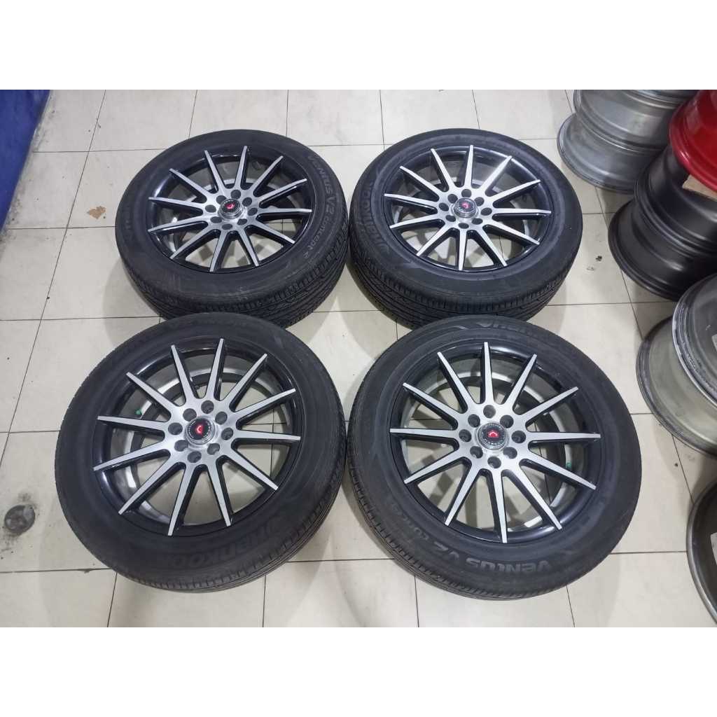 VELG MOBIL BEKAS RING16 VOSSEN R16X7 H4X100/114 ET40 BAN 205 55 R16