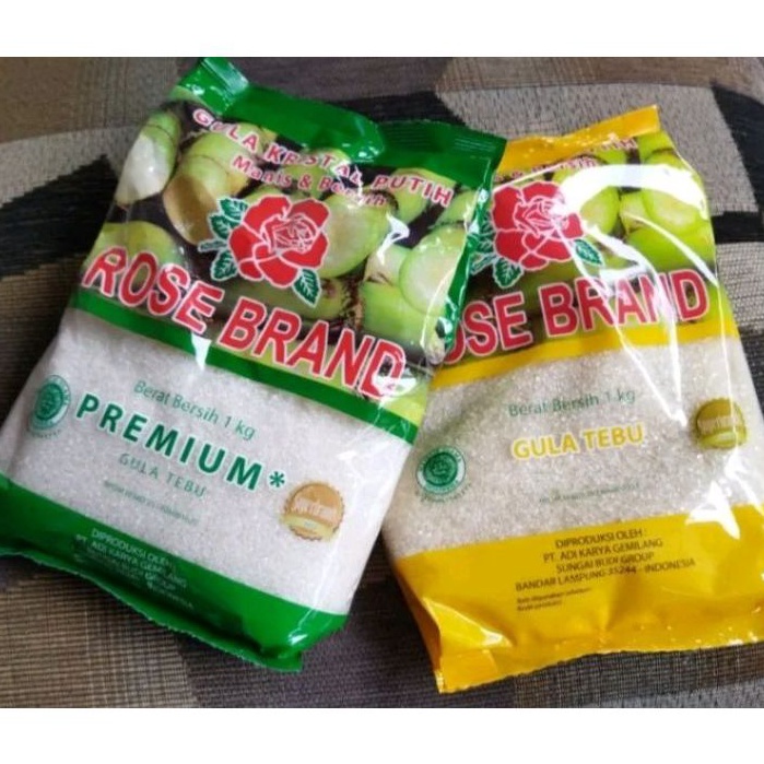 

Terdepan GULA PASIR ROSE BRAND KEMASAN 1 KG