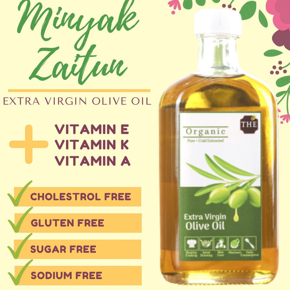 

Pesan sekarang Minyak Zaitun Murni Asli Untuk Diminum EVOO Extra Virgin Olive Oil 25 ml