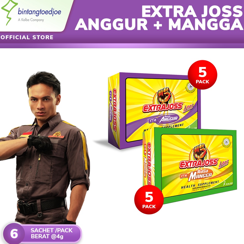 

Cekout sekarang Extra Joss Anggur 5 Pack Extra Joss Mangga 5 Pack