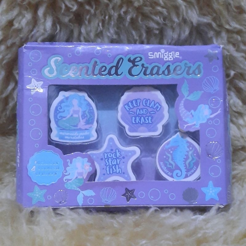 

Smiggle Scented Eraser (Mermaid Themed)