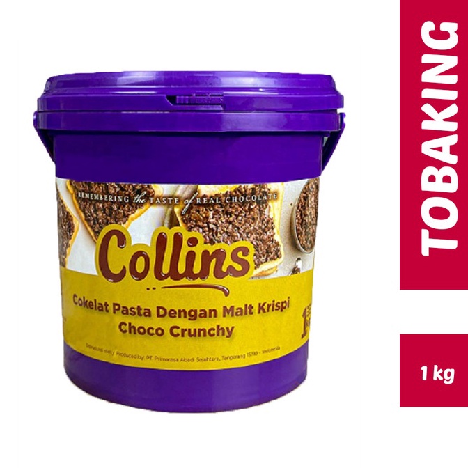 

Dijamin puas Collins Dip Glaze Choco Crunchy 1kg Topping Cokelat Pasta Malt Krispi