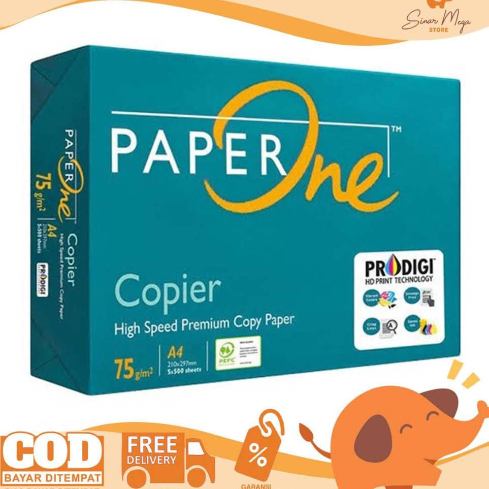 

Grosir Untung Paper One Kertas PrintFotocopy A4 75gr Berkualitas