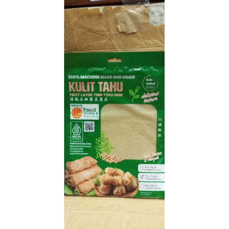 

kembang tahu gulung/kulit kembang tahu/kulit tahu lembek/kulit tahu gulung uk 70×70cm besar