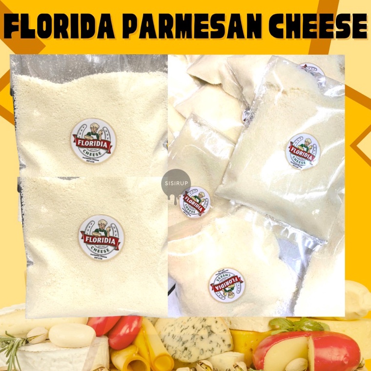 

Sale plus FLORIDIA Parmesan Cheese 1 GR Keju Parmesan Bubuk Grated Parmesan