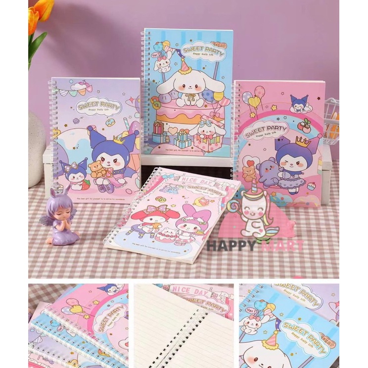 

Pasti Promo Notes memo Buku tulis sanrio kuromi melody cinamoroll