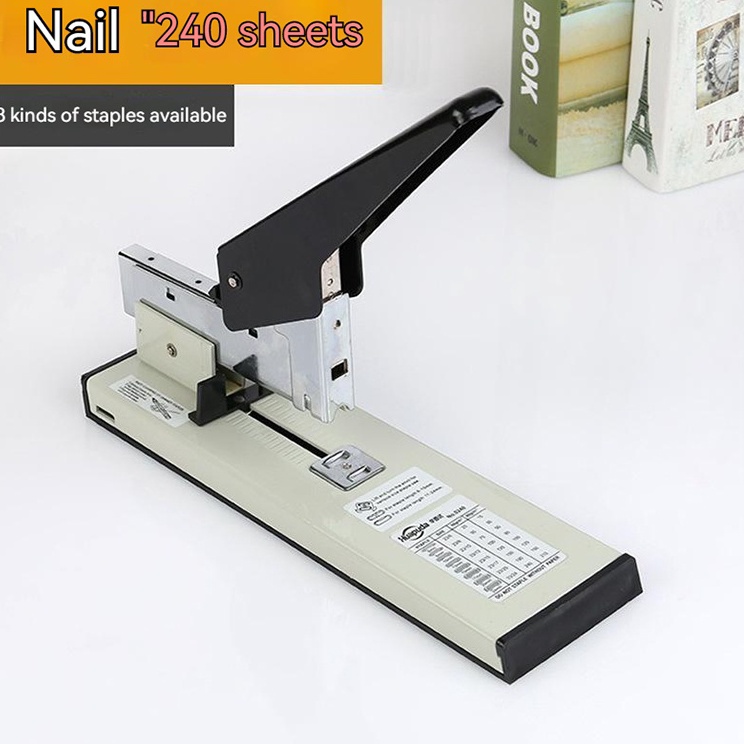 

Hadir Terunik Stapler Penjilid Kertas Kapasitas Besar Stapler Tugas Berat Stapler Penjilid Buku Stapler Tangan Dioperasikan 12 Lembar