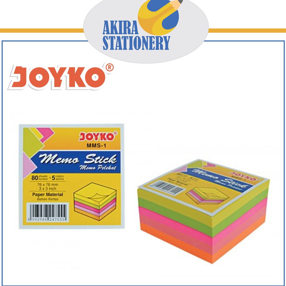

Pasti Murah STICKY NOTE MEMO STICK KERTAS MEMO MEMO TEMPEL JOYKO MMS1