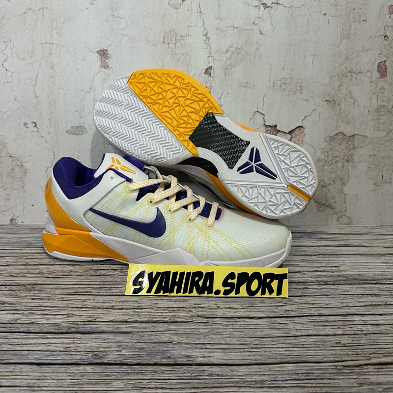 Sepatu Basket Zoom Kobe 7 Syistem Lakers Super Premium