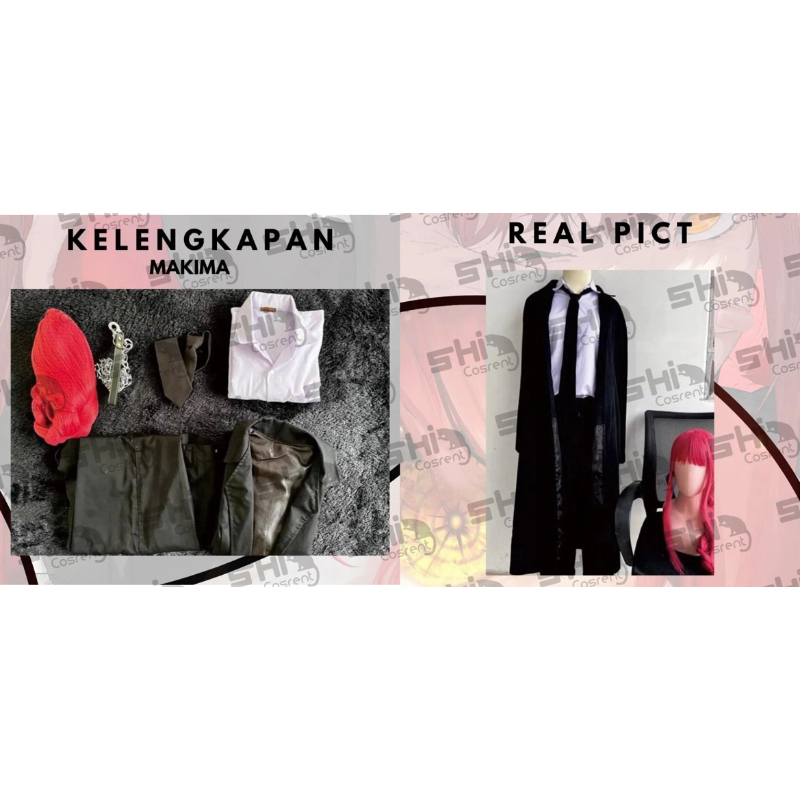 WTS Ex-Rent kostum + wig makima