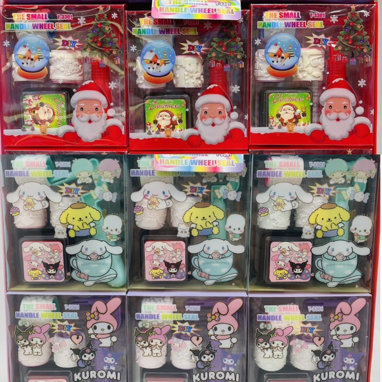 

Stock Limited diy chrismas roll ink stamp sanrio stemple cap sanrio cap natal