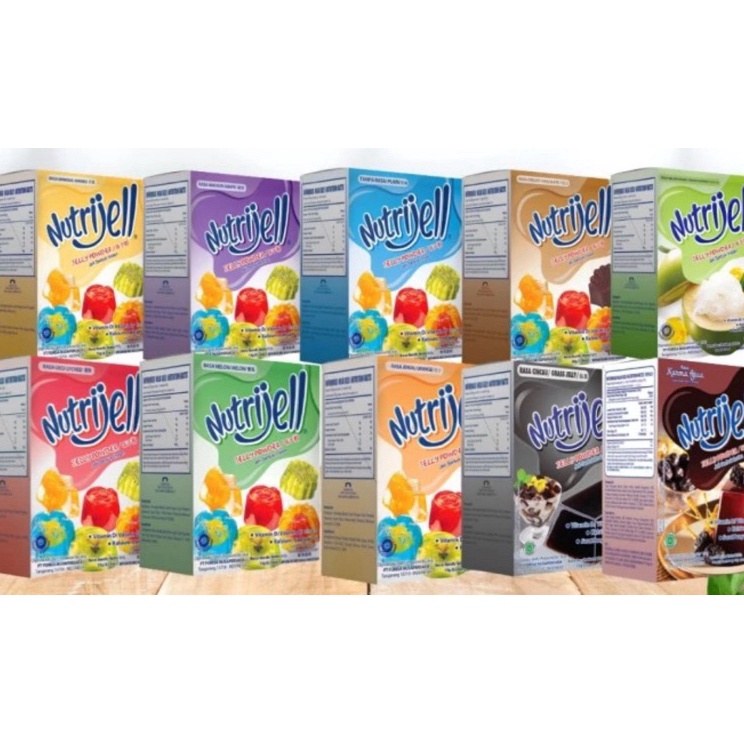 

NEW Nutrijell Ekonomis 1gr per BOX isi 12 ALL VARIANT