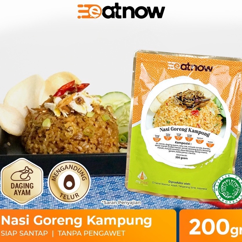 

Model Baru EatNow Nasi Goreng Kampung Kambing Muda Seafood Makanan Siap Saji Makanan Instan