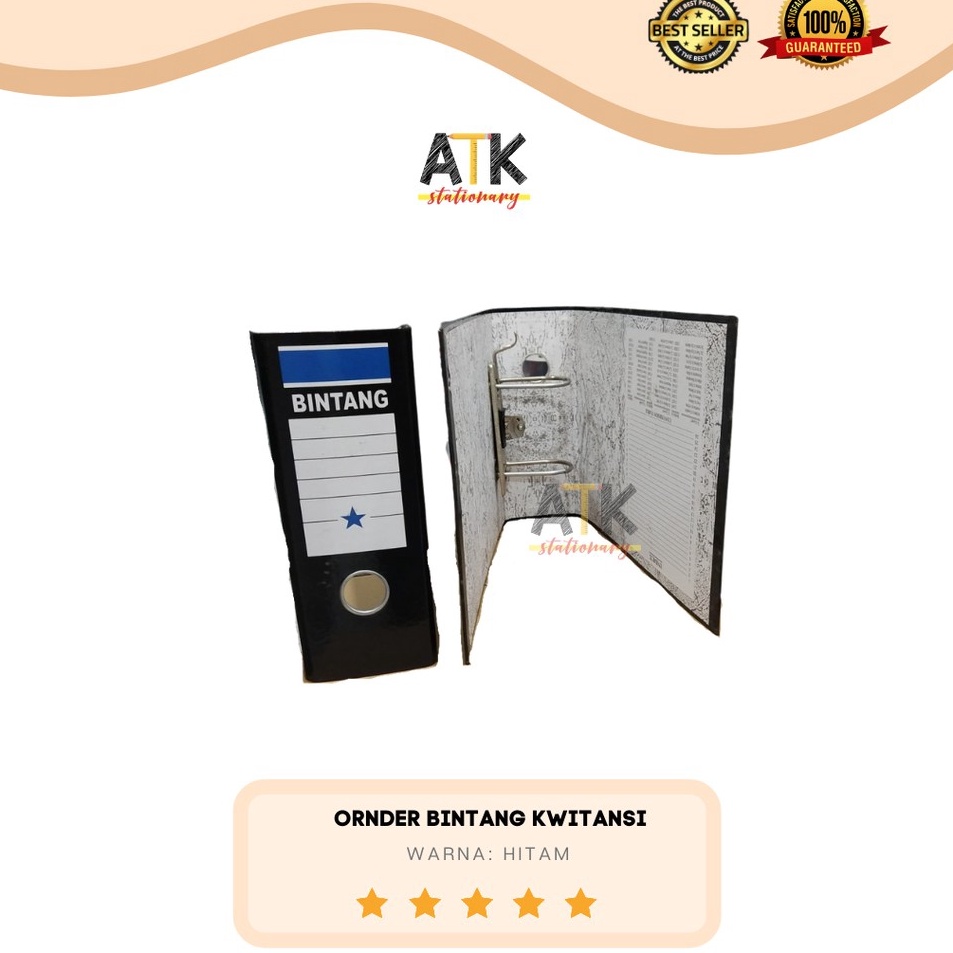 

Dijamin Sampai Ordner Kwitansi Bintang Binder Folder File Murah atk