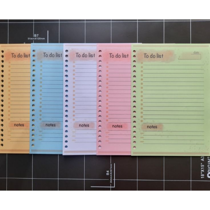 

Promo Populer To Do List Memo Pad Note Pad Daily Planner Catatan Harian Binder A7 A6 A5 B5