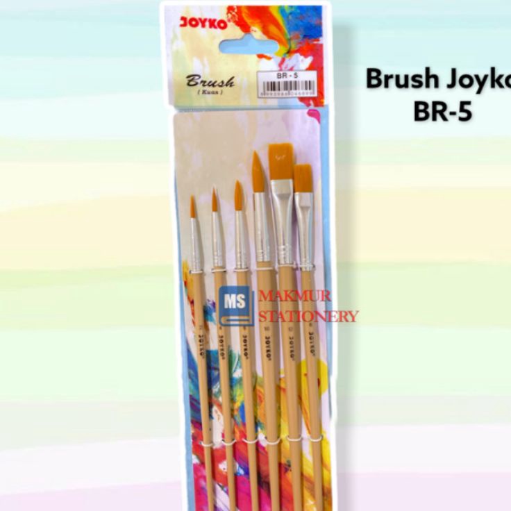 

Free Shipment Kuas Lukis Brush Kuas Cat Air Cat Minyak Acrylic BR5 Joyko