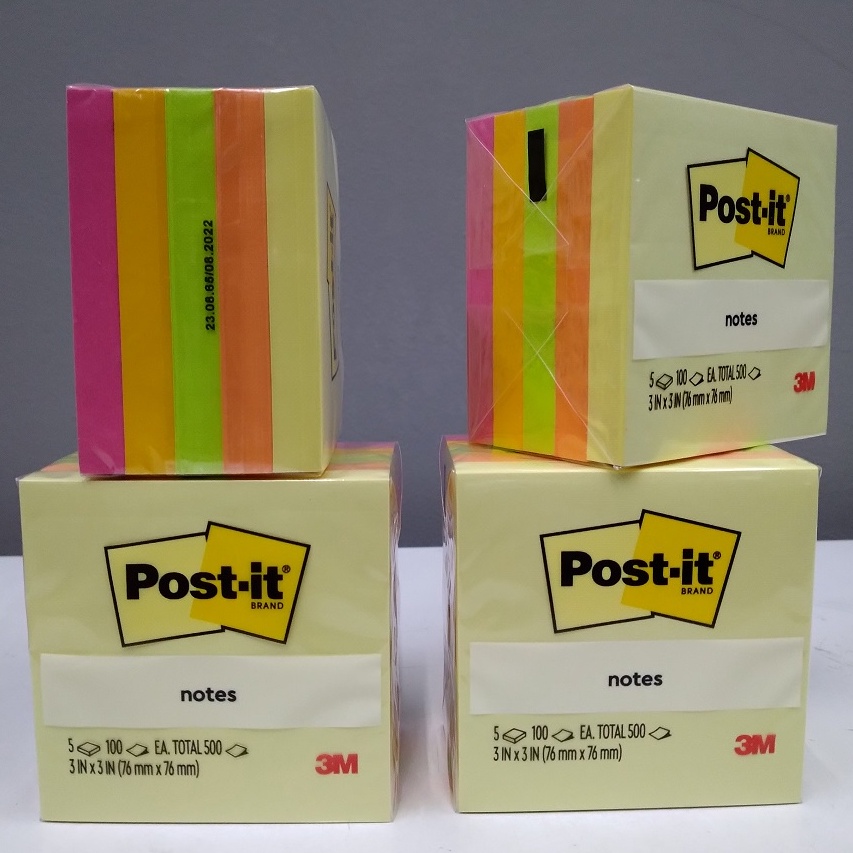 

Borong Produk 3M Post It Super Sticky Notes 6545ASST 3 inch x 3 inch