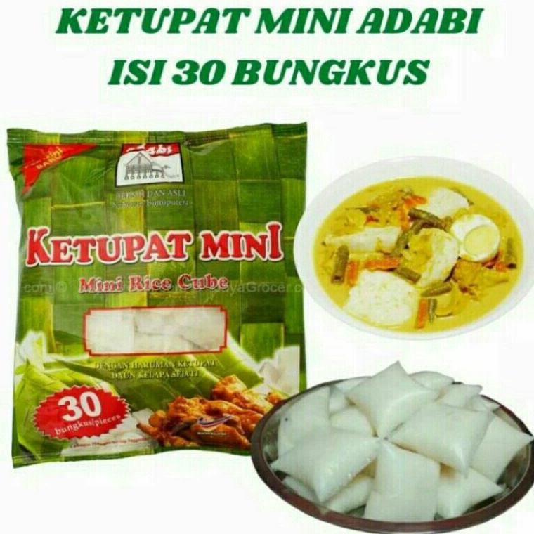 

Yang Terbaik Ketupat mini isi 3