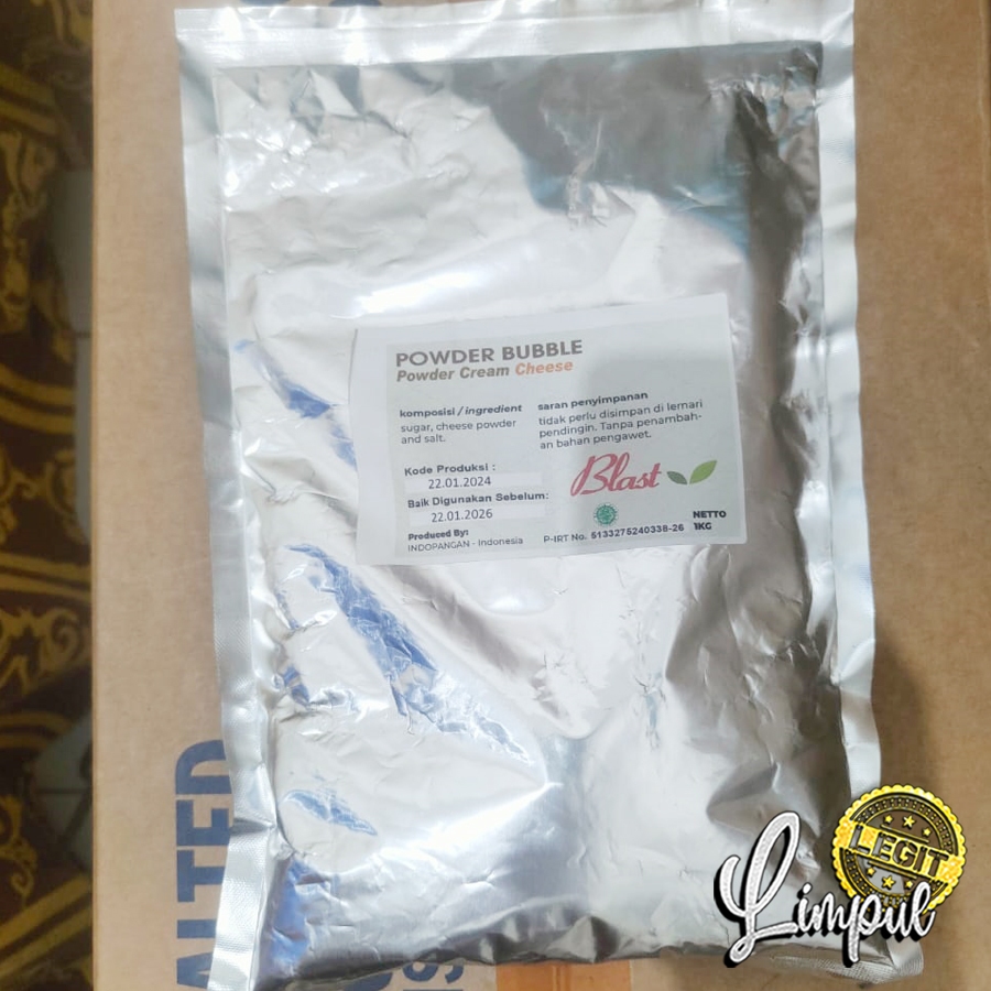 

Cream Cheese Powder 1kg / Bubuk Krim Keju / Keju Bubuk Powder Bubble
