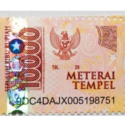 

Pabrik Resmi Materai 1 Pos ori asli