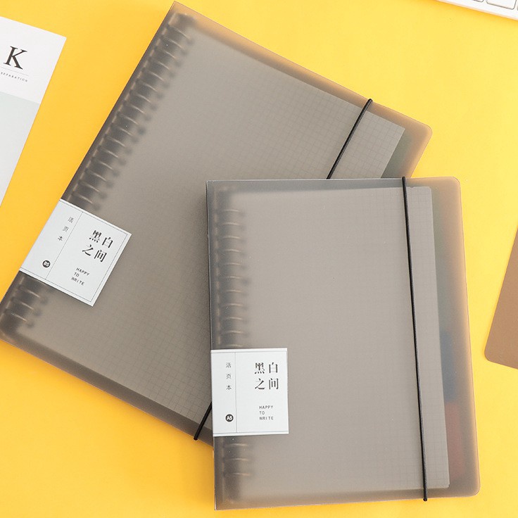 

Hadir Terlaris Binder A5B5 Polos Bening Plastik Tebal Include Kertas dan Pembatas