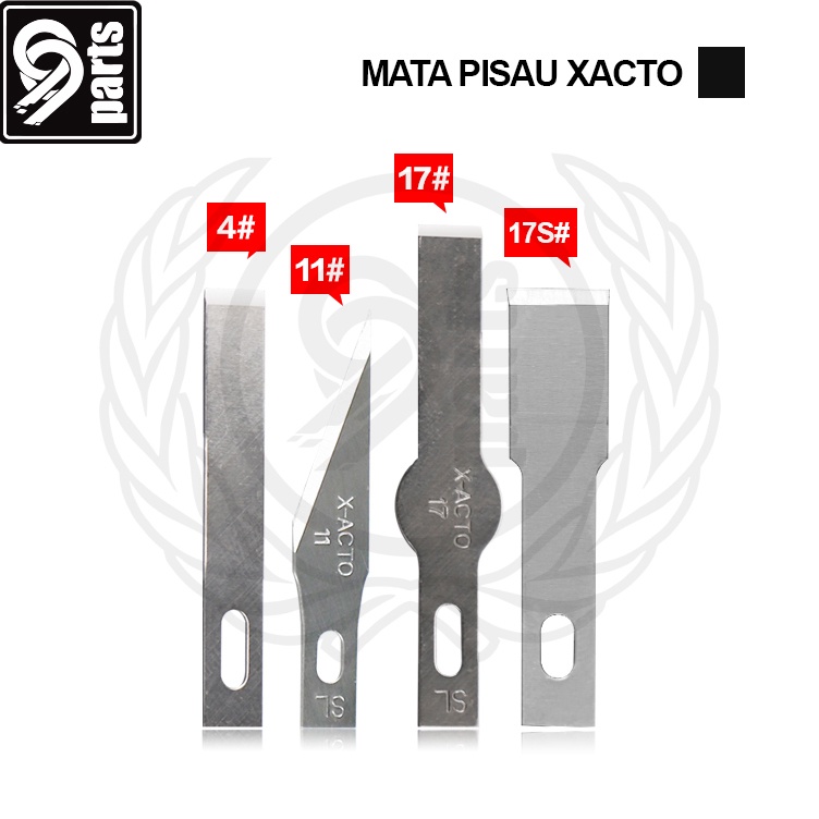 

Paket Hemat Mata Pisau Xacto No 4 Mata Pisau Xacto No 11 Mata Pisau Xacto No 17 Mata Pisau Xacto No 17s Mata Pisau Teknisi Isi 5pcs