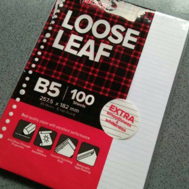 

Best Deals Isi Binder Putih Bergaris B5 26ring