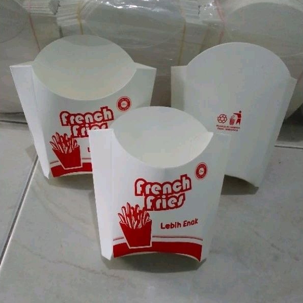 

dus kentang French fries isi 50 lembar , kertas kentang , bisa kostum