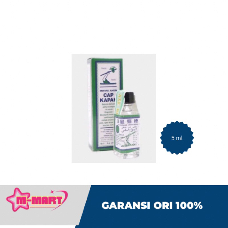 Minyak angin cap kapak kemasan botol kaca 5ml murah dan ori