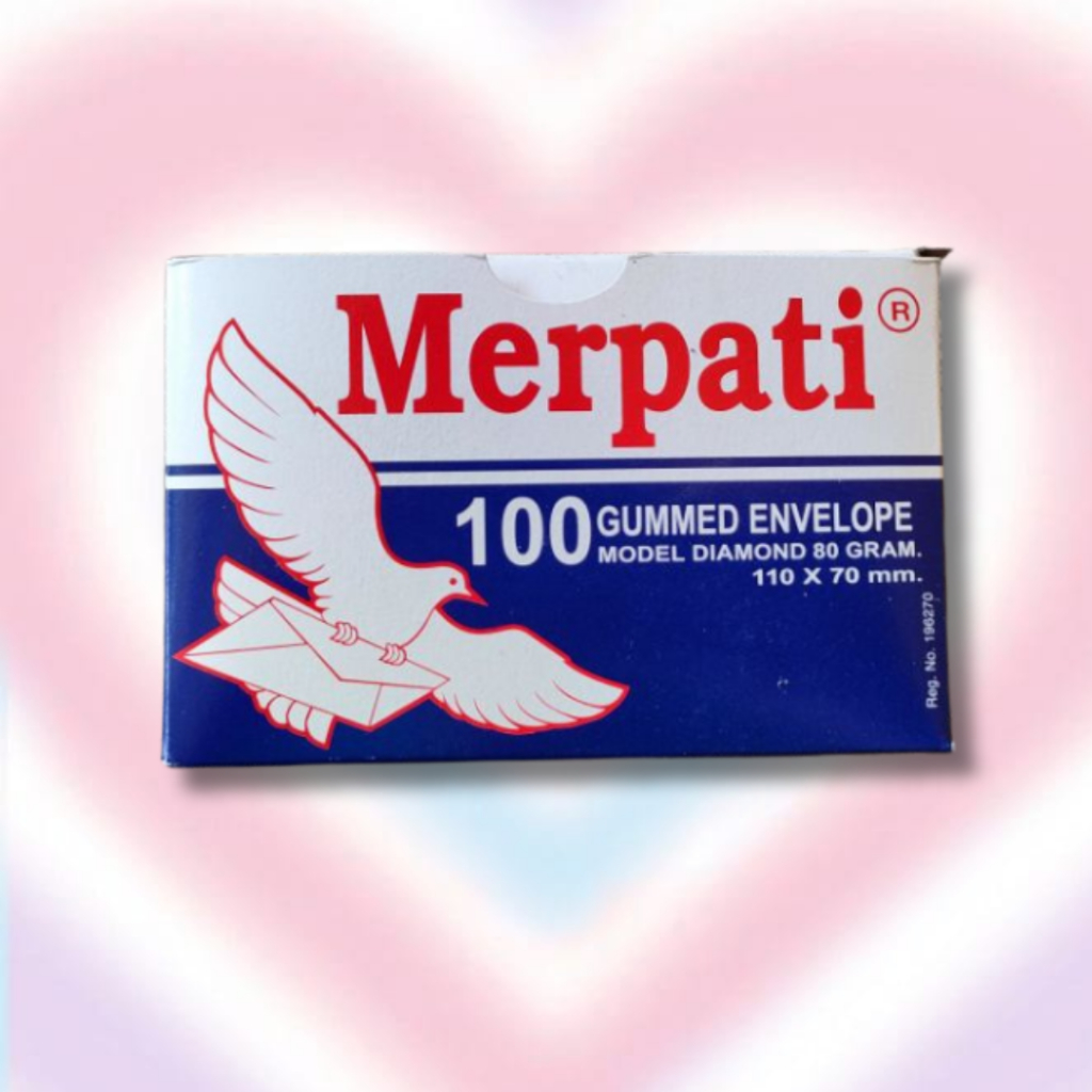 

[10 PCS] Amplop Kecil Biru Merpati Ukuran 110 X 70 mm