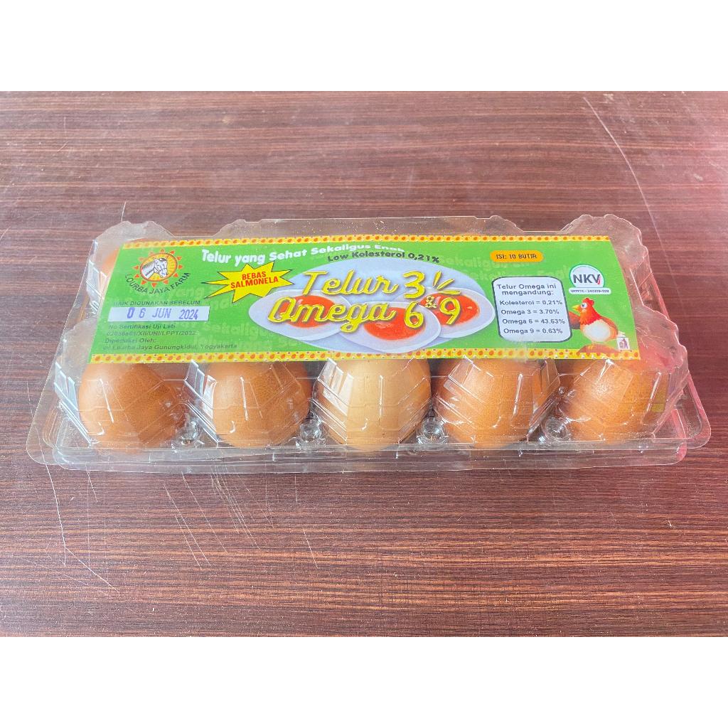 

Telur omega 3 plus 6,9 sehat 10pcs