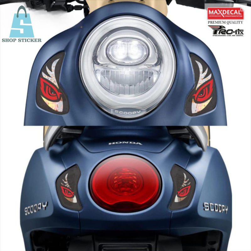 Stiker lampu alis sein scoopy stiker murah scoopy
