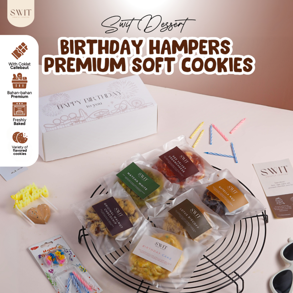 

Soft Baked Cookies Hampers Kado Hadiah Souvenir Birthday Kue Kering Ulang Tahun Ultah Cookies Cake Premium Anak Perempuan Cewek Cowok Unik Makanan by Swit Dessert