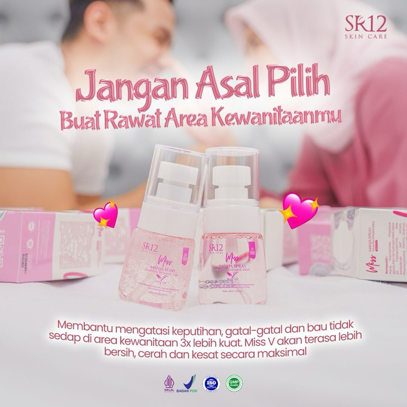 Pembersih Kewanitaan | Miss Manja SR12 | Manja SR12 | Sabun Kewanitaan | Pembersih Miss V | Sabun Mi