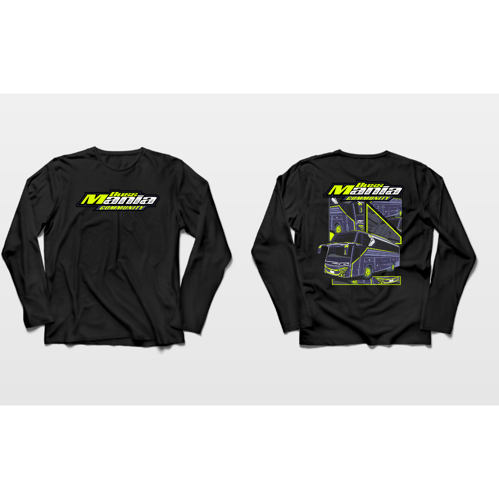 KAOS LENGAN PANJANG BUS MANIA COMUNITY BIG SIZE JUMBO