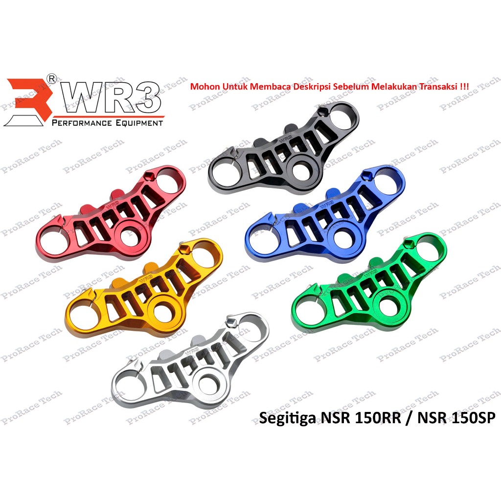 Segitiga Stang Triple Clamp WR3 NSR 150RR / NSR 150SP