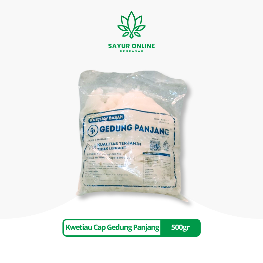 

Kwetiau Cap Gedung Panjang 500gr - Sayur Online Denpasar