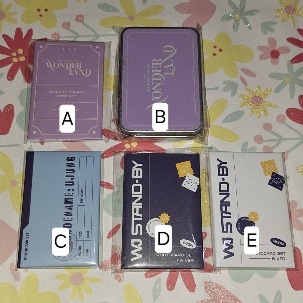 [cek deskripsi] wjsn fancon codename ujung wj standby / concert wonderland photocard set