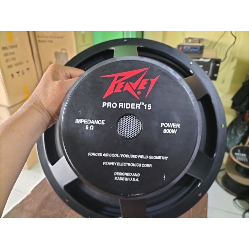 SPEAKER 15 INCH PEAVEY SPEAKER BASS LOW SUBWOOFER SPULL 3 INCH BABET