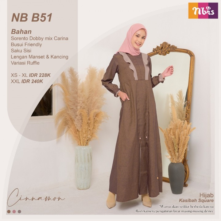 GAMIS BY NIBRAS NB B51 CINNAMON