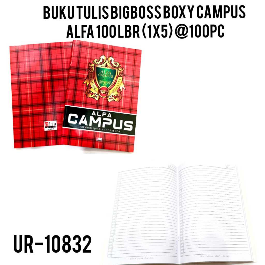 

Buku tulis bigboss boxy campus alfa/buku tulis bigbos