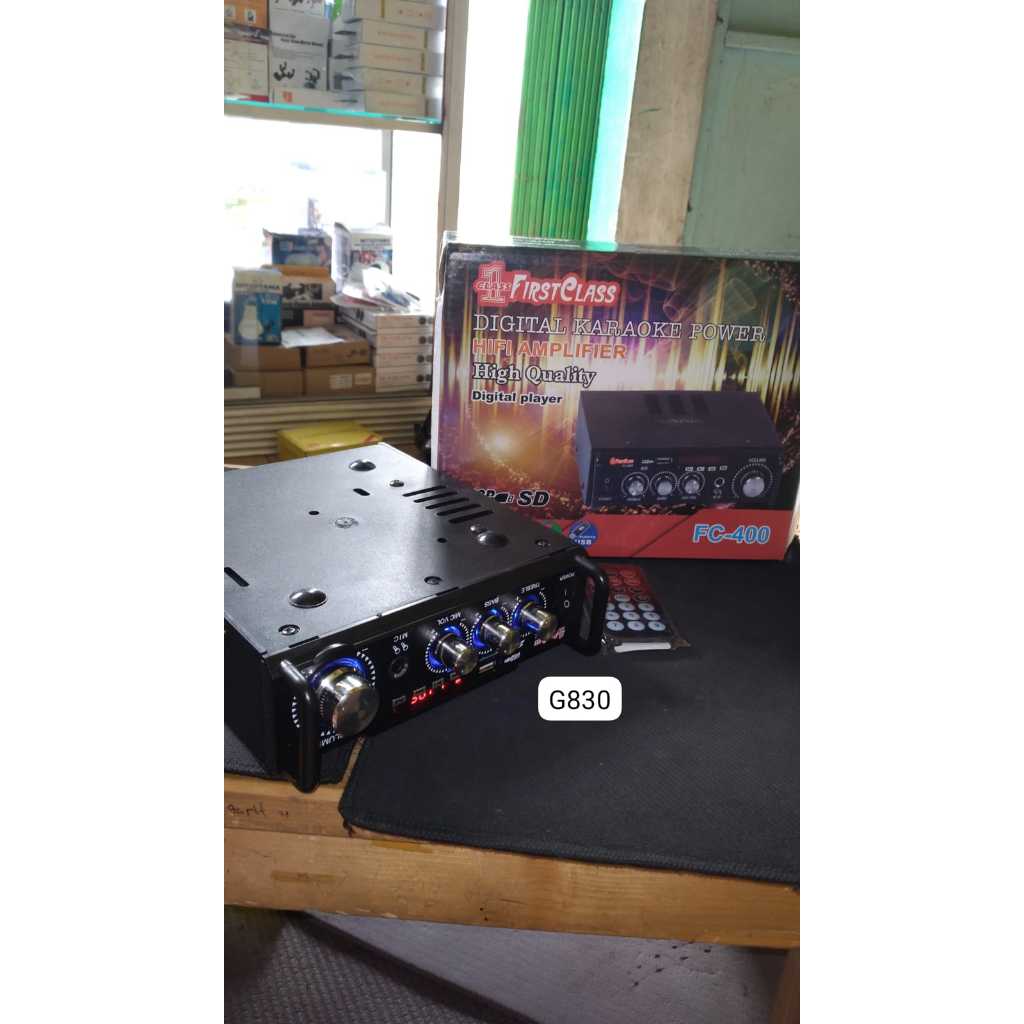 G830 ORIGINAL POWER AMPLIFIER KARAOKE MINI MIXER BLUETOT PLAYER AUDIO HIFI STEREO FM USB SD AUDIO AM