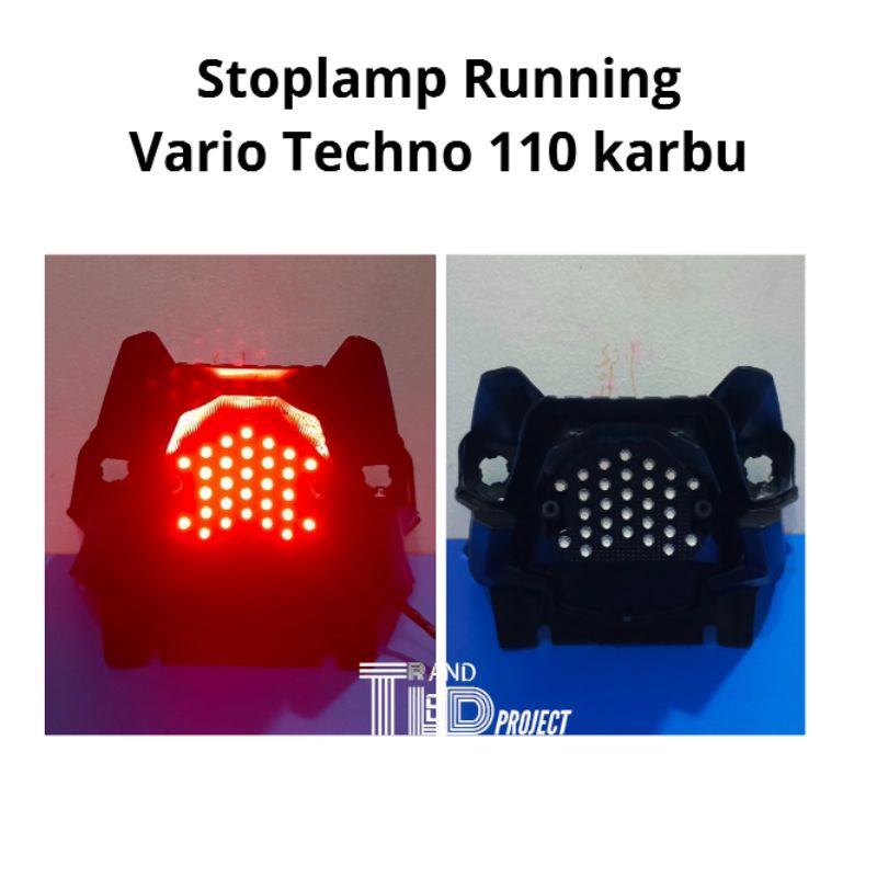 Stoplamp running Vario techno 110 karbu