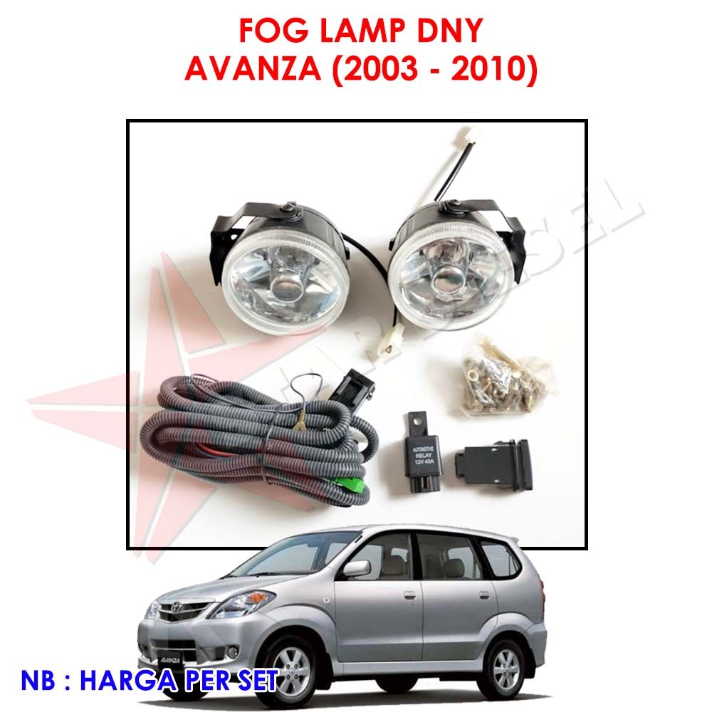 FOG LAMP DNY AVANZA LAMPU KABUT AVANZA (2003 - 2010)