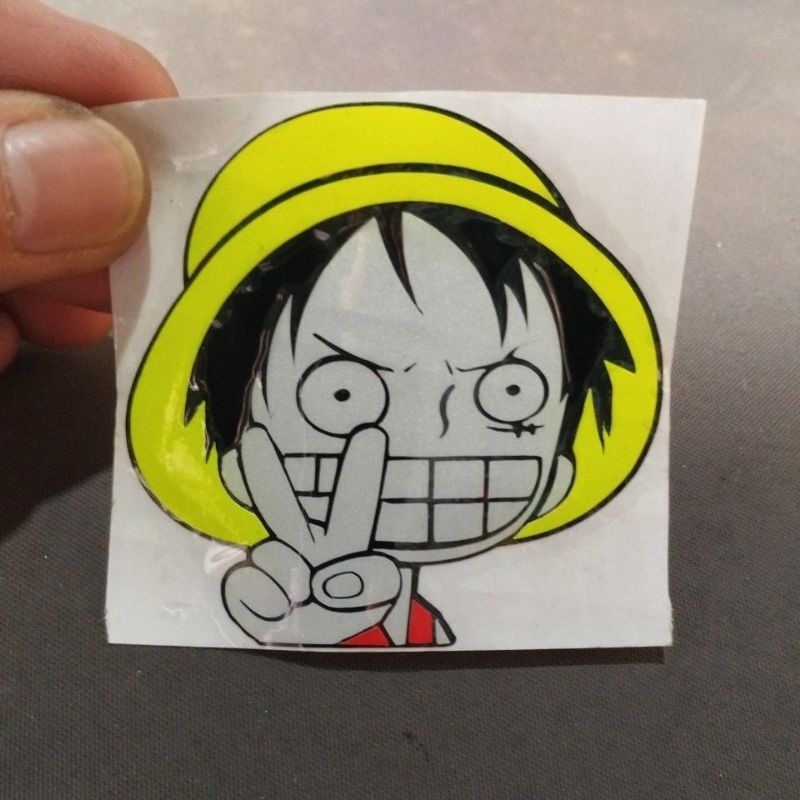 

sticker cutting one piece
