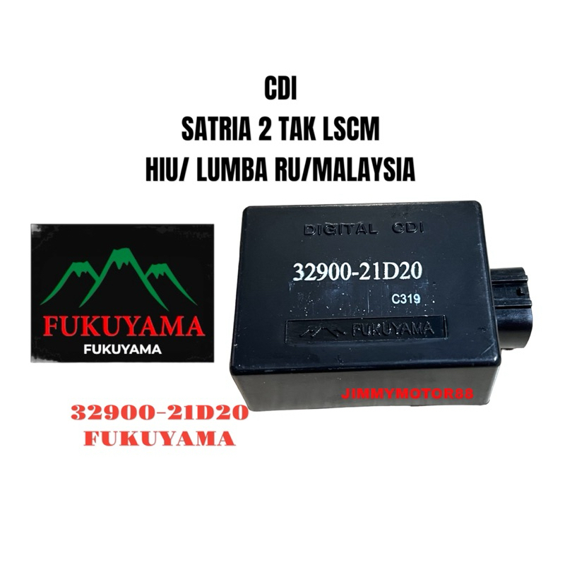 CDI SATRIA 2 TAK LSCM HIU LUMBA RU MALAYSIA MEREK FUKUYAMA HIGJ KUALITAS SUPER