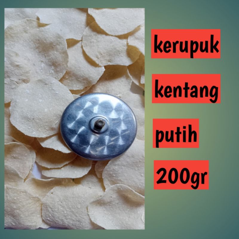 

Kerupuk Kentang Putih Mentah 200gr